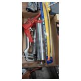 2 grease guns and replacement hose