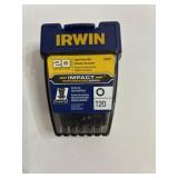 Irwin 20 pc impact insert bits