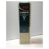 CCI.  Varmint 22 short HP  100 rounds
