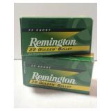 Remington High Velocity 22 short golden bullet.