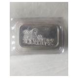 Stage Coach 1 Ounce Of  Fine Silver