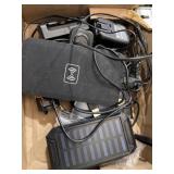 Phone chargers, solar charging banks, etc.