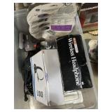 Variety of headphones and more