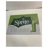 12 in x 17 in metal Sprite sign