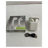 New Bluetooth wireless earbuds with charging case