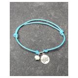 Silver jcm 925 guardian angel small charm Pearl