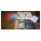 2 packs of 6 Thanksgiving greeting cards , 1