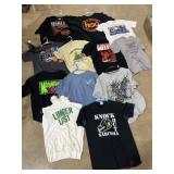 T-shirt variety Harley Davidson, Mountain Dew,