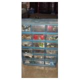 18 compartment bolt organizer with contents
