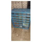 27 compartment bolt organizer with contents