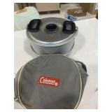 Coleman brand nesting aluminum camping mess kit