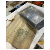 Camp Inn duffel bag and Safari water bag