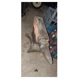 Single horn 94lbs black Smith anvil