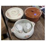 Hall's, Guernsey, & Kitchen Kraft ovenware