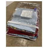 28 pieces of 100% cotton fabric cut into fat