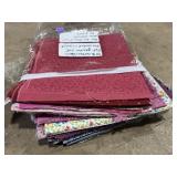 30 pieces of 100% cotton fabric cut into fat