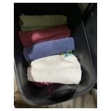 Tote full of towels