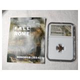 Western Roman empire honorius ,AD 393-423 AE4 the