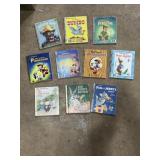 (10) vintage Little Golden Books Pinocchio, Walt