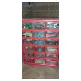 18 compartment bolt organizer with contents