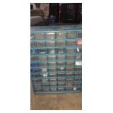 60 compartment bolt organizer with contents