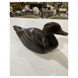 Ironwood carved duck
