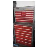 Craftsman 2pc 28 drawer tool chest with keys