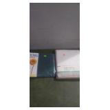 Green twin size sheets , white king size sheets