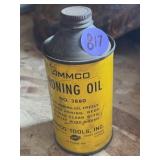 Full vintage Ammco Honing Oil tin