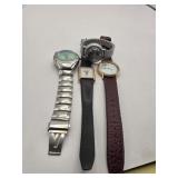 2 Mickey Mouse and 2 other non running watches