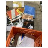 Collection of owners manuals, parts, manual,