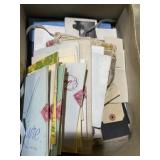 Vintage literature, newspaper, clippings, and