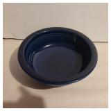 Blue Fiesta serving bowl 8in diameter 2.5in tall