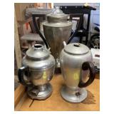 vintage aluminum percolators