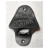 Harley-Davidson cast iron bottle opener