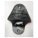 Harley-Davidson cast iron bottle opener