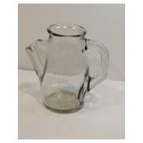 Westmoreland snub-nosed glass pitcher