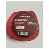 Husky 20 ft x 2 in vehicle recovery strap