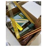 Vintage Pencils, rulers, and staples