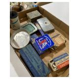 Collectible knickknacks and office supplies