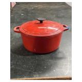 Martha Stewart Collection red enameled cast iron