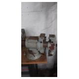 Barrel vise 4in jaw with pipe vise