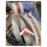 New water carriers, picnic tablecloth, baster and