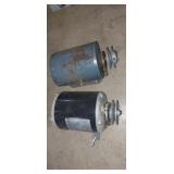 2 electric motors with spindles