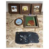 Original framed artwork, 6 1/2 x 6 1/2, 8x10,