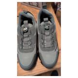 Brand new steel toe shoes with gel cushions size