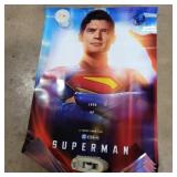 4 'superman' double sided movie posters