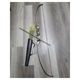 Ben Pearson Hunter 2 Recurve Bow with quiver and
