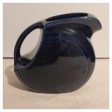 Blue Fiesta pitcher 5.25in tall
