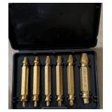 New DELUXE 6pc Screw Extractor SET with case.
